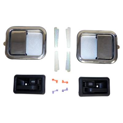 Crown Automotive Jeep Replacement - Crown Automotive 5758172MK Door Handle Kit for 82-06 CJ7/Scrambler TJ Wrangler