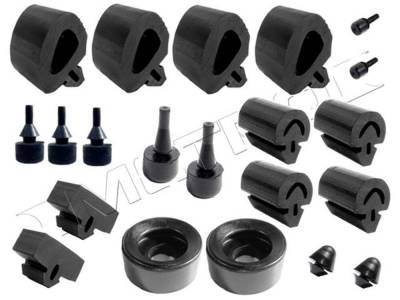 Metro Moulded Parts - Metro Moulded SBK 2320 Snap In Hood Stop Bumper Kit