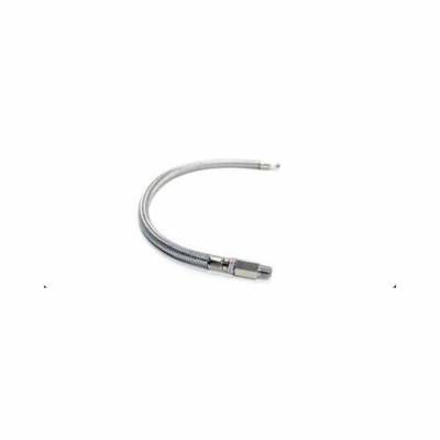 Viair - Viair 92791 24" Silver SS Braided Leader Hose w/Check Valve 3/8" Swivel