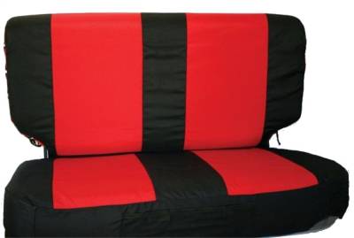 Rampage - Rampage 5054521 Rear Seat Cover Combo Pack for 97-02 Jeep Wrangler TJ