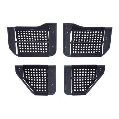 Rampage - Rampage 7684 FR/RR Black Trail Doors for 07-18 Jeep Wrangler JK 4DR