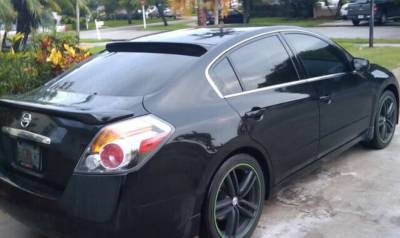 Dallas Automotive Restyling - DAR FG-233 for Altima Window Mount Rear Spoiler Unpainted