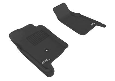3D MAXpider - MAXpider L1FR02611509 Kagu Floor Mat Front Black Ford Ranger REG/SPR