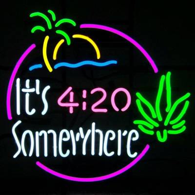 Neonetics - Neonetics It's 4:20 Somewhere Island Neon Sign 5IT420