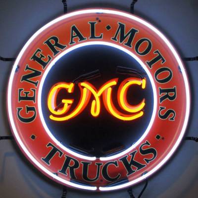 Neonetics - Neonetics Gmc Trucks Neon Sign w/Backing 5GMCBK