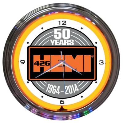 Neonetics - Neonetics Hemi 50th Anniversary Neon Clock 8MPORA