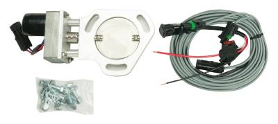 Pypes Performance Exhaust - Pypes HVE11 3" Electric Dump Cutout Natural Finish Kit Universal