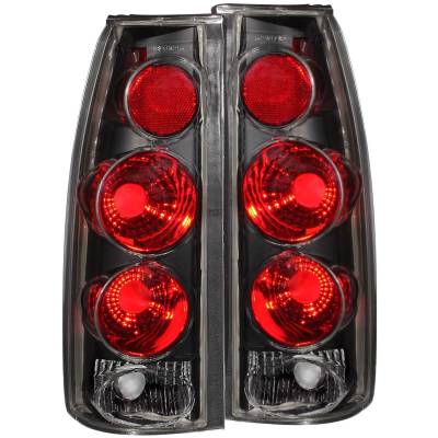 Anzo USA - Anzo USA Black Euro Clear Lens Taillight Set GM C/K Trucks/Suvs 211019