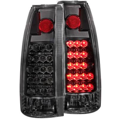 Anzo USA - Anzo USA Black LED Clear Lens Taillight Set GM C/K Trucks/Suvs 311059