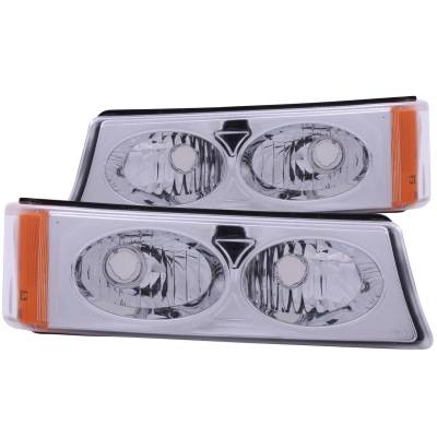 Anzo USA - Anzo USA Euro Clear Lens Turn Signal/Parking Lights Silverado/Avalanche 511035