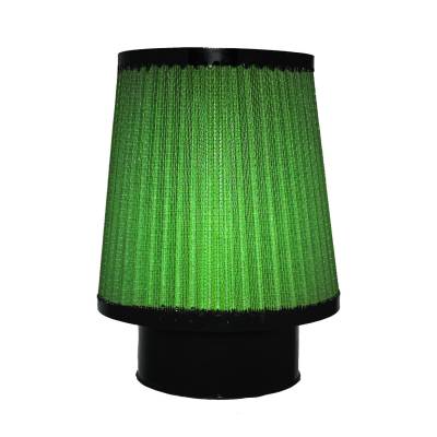Green Filter USA - Green Filter 7286 Cone Air Filter ID 3.5" H 6" OD-B 6" OD-T 4.75"