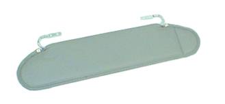 Omix - This pair of replacement sun visors in gray fit 1972-1986 Jeep CJ