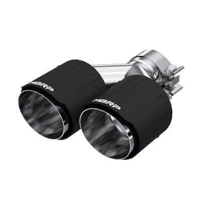 MBRP Exhaust - MBRP Exhaust T5177CF 2.5" Inlet 4.0" OD Dual Out Carbon Fiber Exhaust Tip