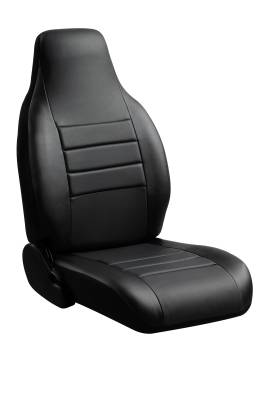 FIA - FIA SL601 BLK/BLK LeatherLite Custom Seat Cover for 22 Nissan Frontier