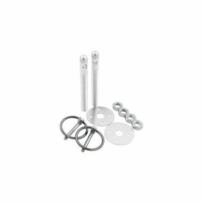 Allstar Performance - Allstar Performance ALL18480 Aluminum Hood Pin Kit Silver
