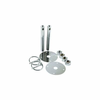 Allstar Performance - Allstar Performance ALL18512 Steel Hood Pin Kit w/3/16" Flip-Over Clips