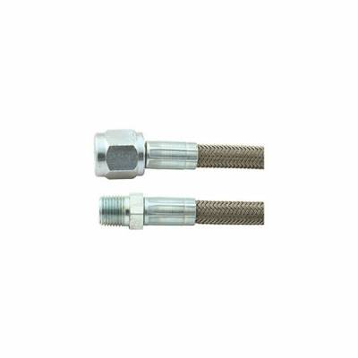 Allstar Performance - Allstar Performance ALL46420-24 24" #4 Braided Line -4 Straight/1/8" NPT