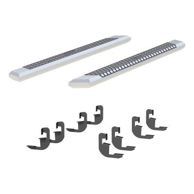 ARIES - ARIES 2555051 AdvantEDGE 5.5"x75" Aluminum Side Bars for Silverado/Sierra Ext