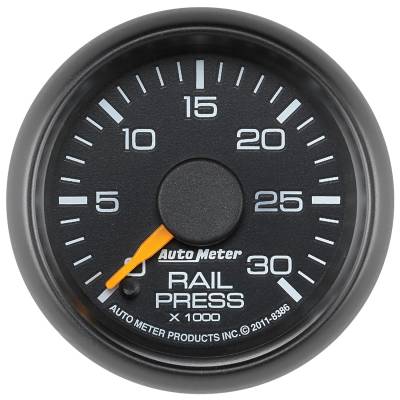 AutoMeter - AutoMeter 8386 Factory Fuel Rail Pressure 0-30K PSI 2-1/16" for GM Stepper Motor