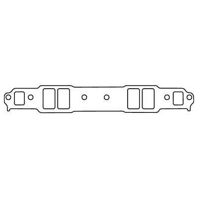 Cometic Gasket Automotive - Cometic C5542-047 Intake Gasket Pair 1.24" x 2.1" Blocked Exhaust .047"