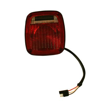 Omix - Omix 12403.04 Right Black Taillight for Jeep CJ Models