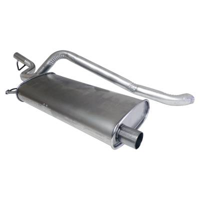 Crown Automotive Jeep Replacement - Crown Automotive 52022039 Muffler & Tailpipe for 96 Jeep Cherokee