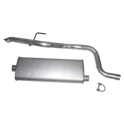 Crown Automotive Jeep Replacement - Crown Automotive 52080441AA Muffler & Tailpipe for 02-04 Jeep Grand Cherokee