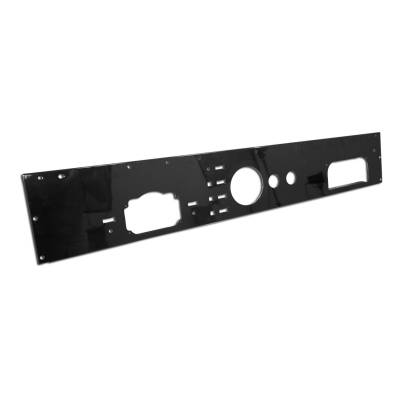 Rugged Ridge - Rugged Ridge 13320.11 Dash Panel Pre-Cut Holes Black for Jeep CJ