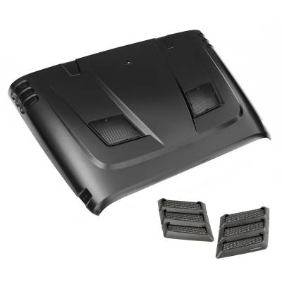 Rugged Ridge - Rugged Ridge Performance Vented Replacement Hood Jeep for Wrangler JK 17759.02