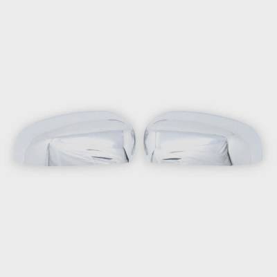 Trim Illusion - Trim Illusion MC316 Front Door Mirror Covers Chrome for Jeep Cherokee/Compass