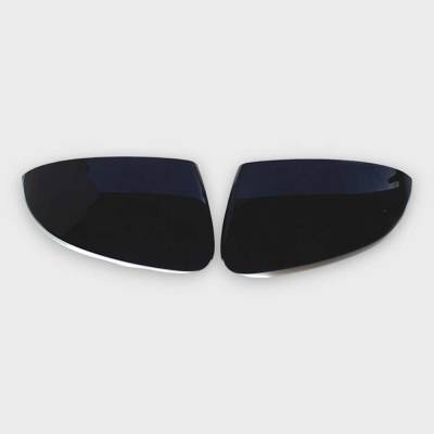 Trim Illusion - Trim Illusion MC6300BLK Front Door Mirror Covers Black for Hyundai Tucson