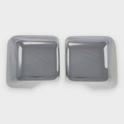 Trim Illusion - Trim Illusion MC296 Front Door Mirror Covers Chrome for Gladiator/Wrangler JL