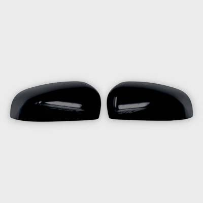 Trim Illusion - Trim Illusion MC6316BLK Front Door Mirror Covers Black for Cherokee/Compass