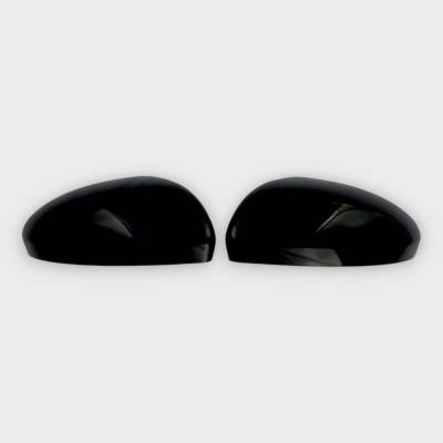 Trim Illusion - Trim Illusion MC6322BLK Front Door Mirror Covers Black for Nissan Sentra