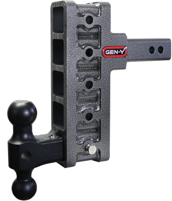 GEN-Y Hitch - GEN-Y Hitch GH-215 Mega-Duty 2" Off Shank 2.5"Rise 7.5"Drop 16K Hitch & DualBall