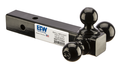 B&W Trailer Hitches - B&W Hitch BMTT31004 10K Triple Tow Ball Mnt-Pcwbag