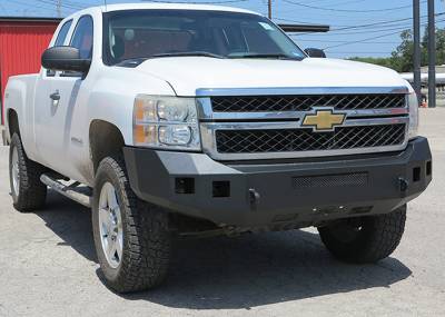 Steelcraft - Steelcraft 71-10410 Black Fortis Front Bumper 11-14 Chevy Silverado 2500/3500