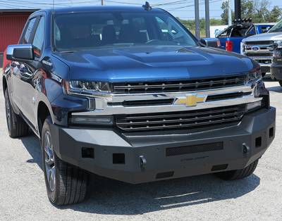 Steelcraft - Steelcraft 71-10490 Black Fortis Front Bumper for 19-22 Chevy Silverado 1500
