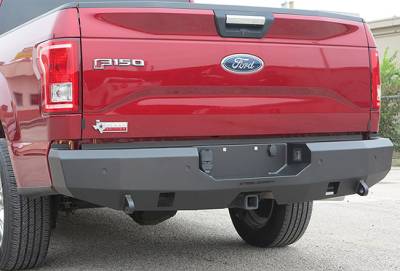 Steelcraft - Steelcraft 76-21420 Black Fortis Rear Bumper for 15-24 Ford F150