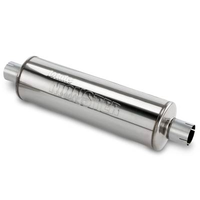 Banks Power - Banks Power 54005 Monster Muffler 3" Inlet/Outlet Stainless Steel