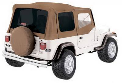 Rampage - Rampage 68217 Complete Soft Top Kit for 87-95 Jeep Wrangler YJ
