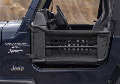 Rampage - Rampage 7683 Black Trail Doors Steel for 97-06 Jeep Wrangler TJ/LJ 2DR
