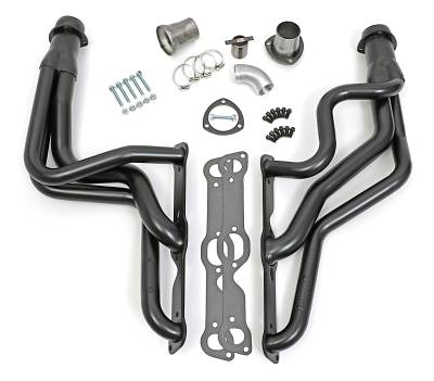 Hedman Hedders - Hedman 28140 Uncoated Long 3-Tube Headers 67-81 Pontiac Firebird w/Pontiac V8