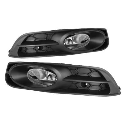 Spyder Auto - Spyder Auto 5070432 Black/Clear Fog Lights