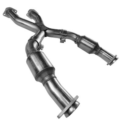 Kooks Custom Headers - Kooks Custom Headers 11203240 Off Road X-Pipe for 99-04 Mustang