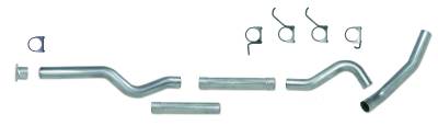 Diamond Eye Performance - Diamond Eye K4110A-RP 4" Cat-Back No Muffler Exhaust Single Aluminized
