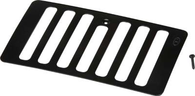 Kentrol - Kentrol 50500 Powdercoat Black Hood Vent for 97-06 Jeep Wrangler TJ