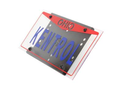 Kentrol - Kentrol 80706 Shackle Mounted License Plate Bracket for 07-18 Jeep Wrangler JK