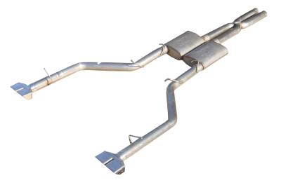 Pypes Performance Exhaust - Pypes SMC20S Street Pro Cat Back Exhaust System for 08-14 Dodge Challenger V8