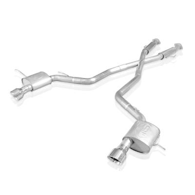 Stainless Works - Stainless Works JEEP64CB-S S-Tube Exhaust for Jeep Grand Cherokee SRT8